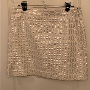 Banana Republic Metallic Skirt